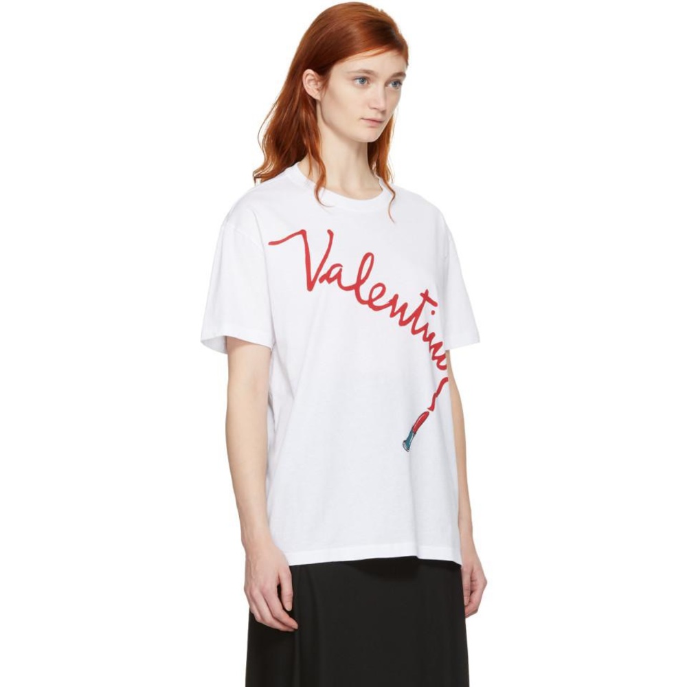 Valentino Lipstick T shirt size M